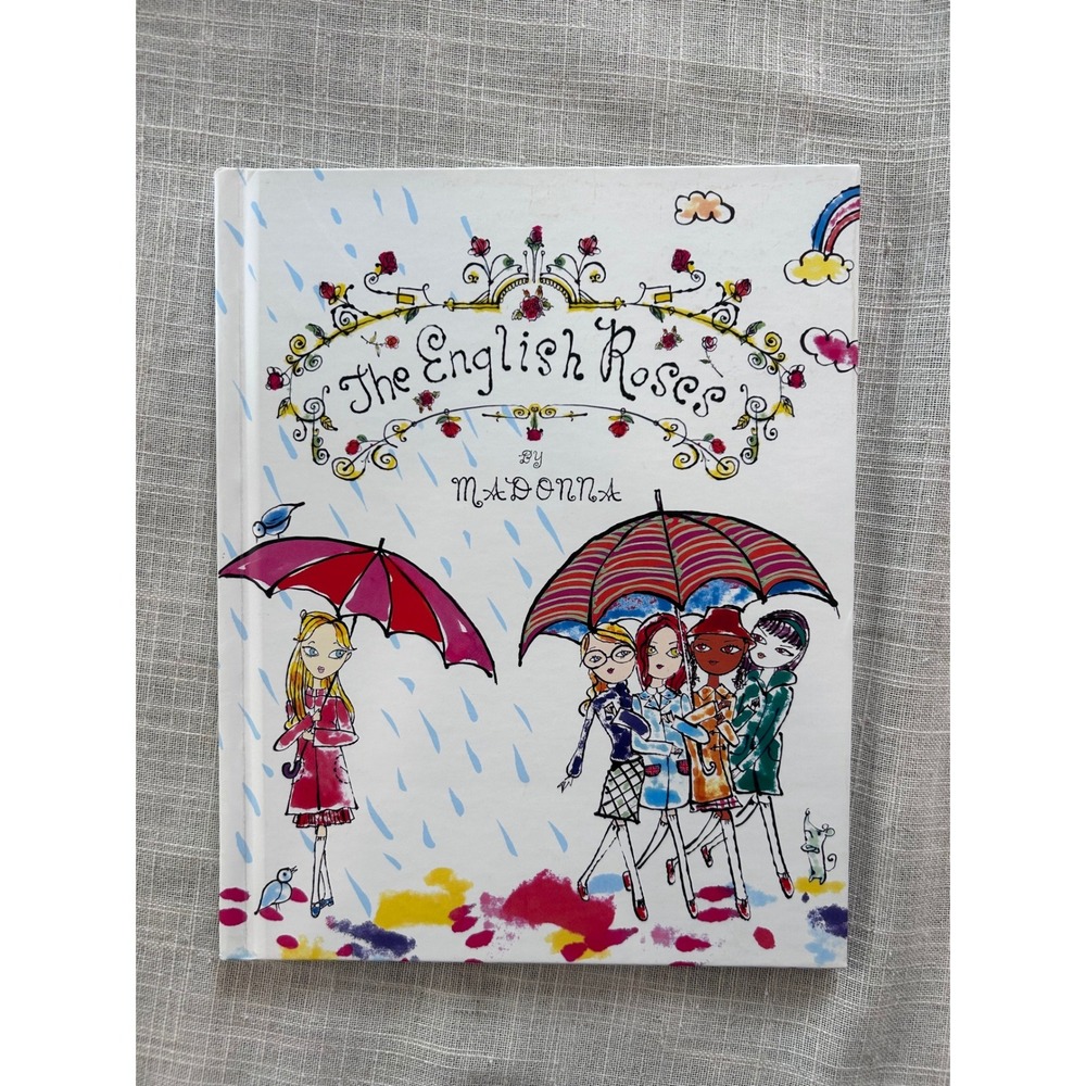 Madonna The English Roses Childrens Book OS White Hardcover First Edition 2003
